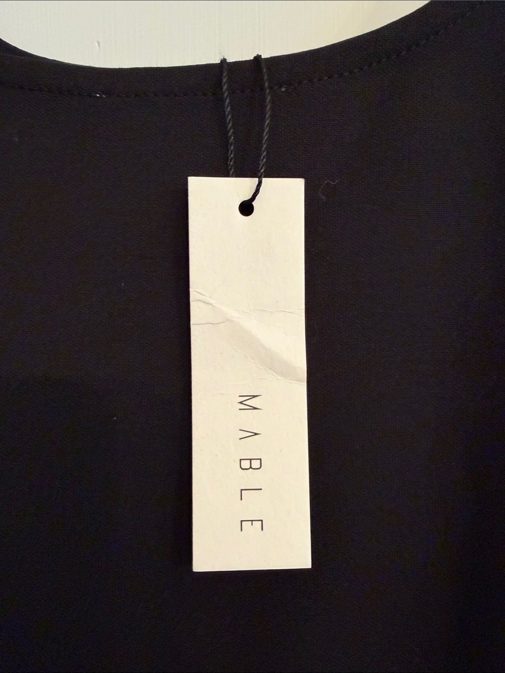 Black Sleeveless Mini Dress with Gathered Bubble Skirt NWT - Picture 3 of 9